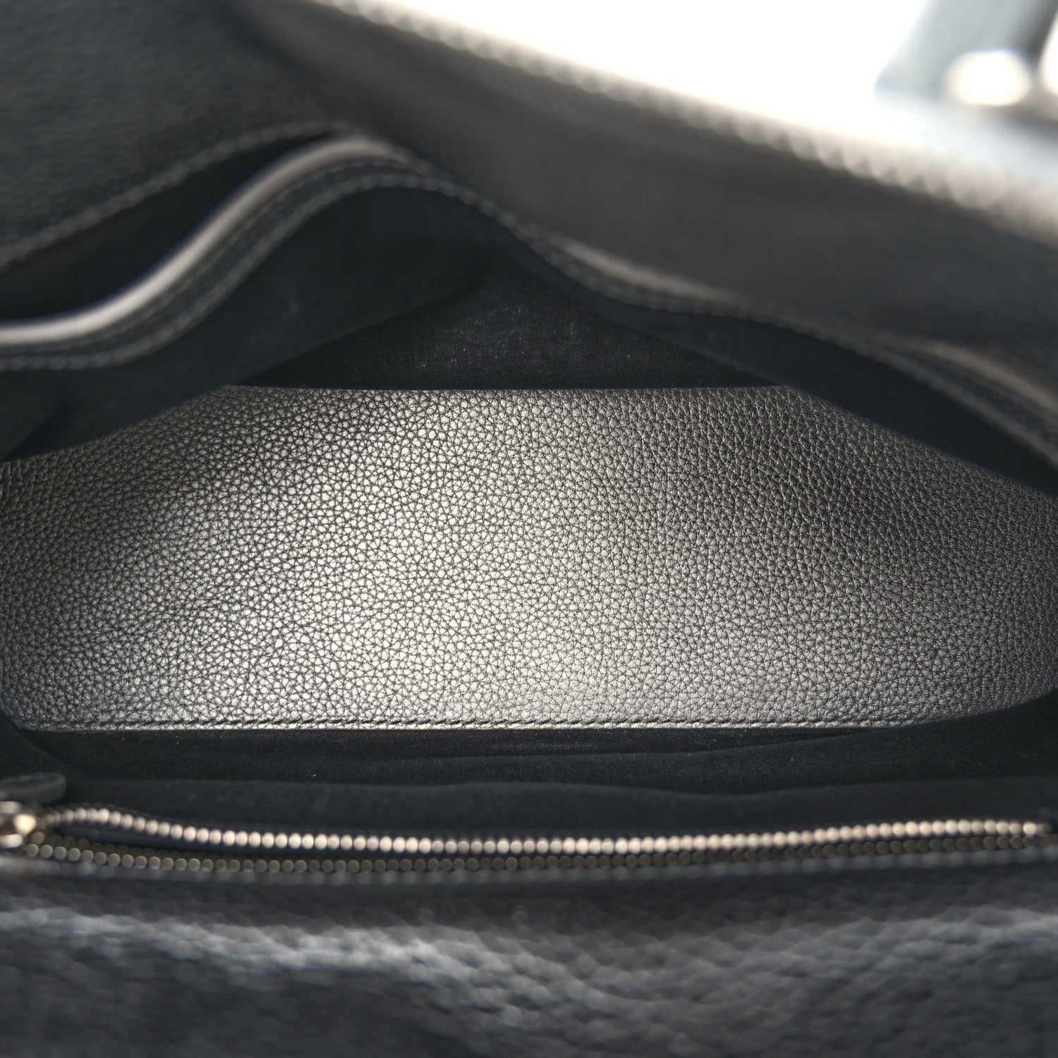 Balenciaga Metallic Calfskin LED Logo Projector Top Handle Bag Silver 5 of 14