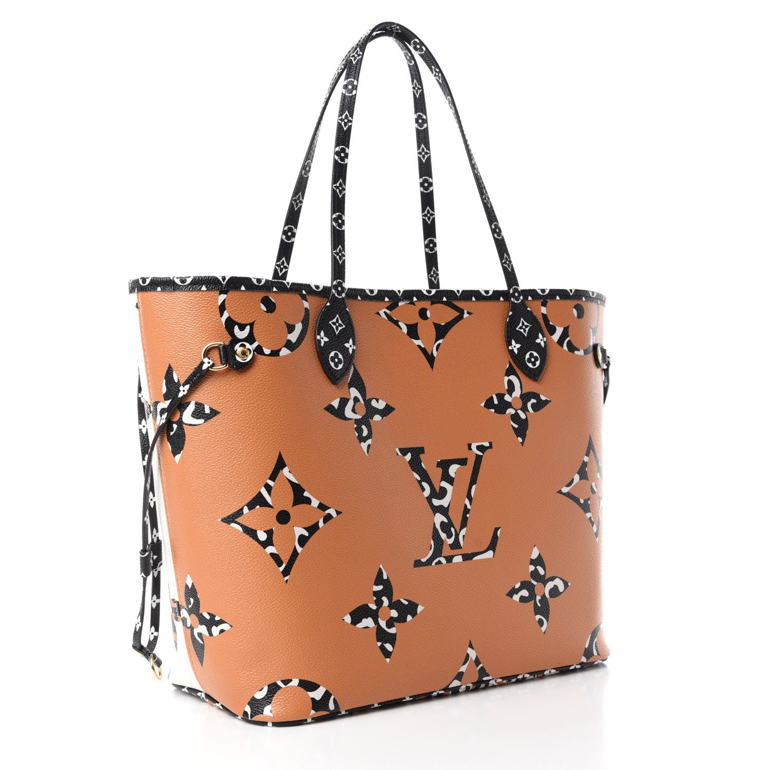 Louis Vuitton Monogram Giant Jungle Neverfull MM Ivory 4 of 11