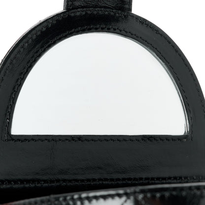 Chanel Lambskin Quilted Chain Top Handle Vanity With Chain Black 12 of 13