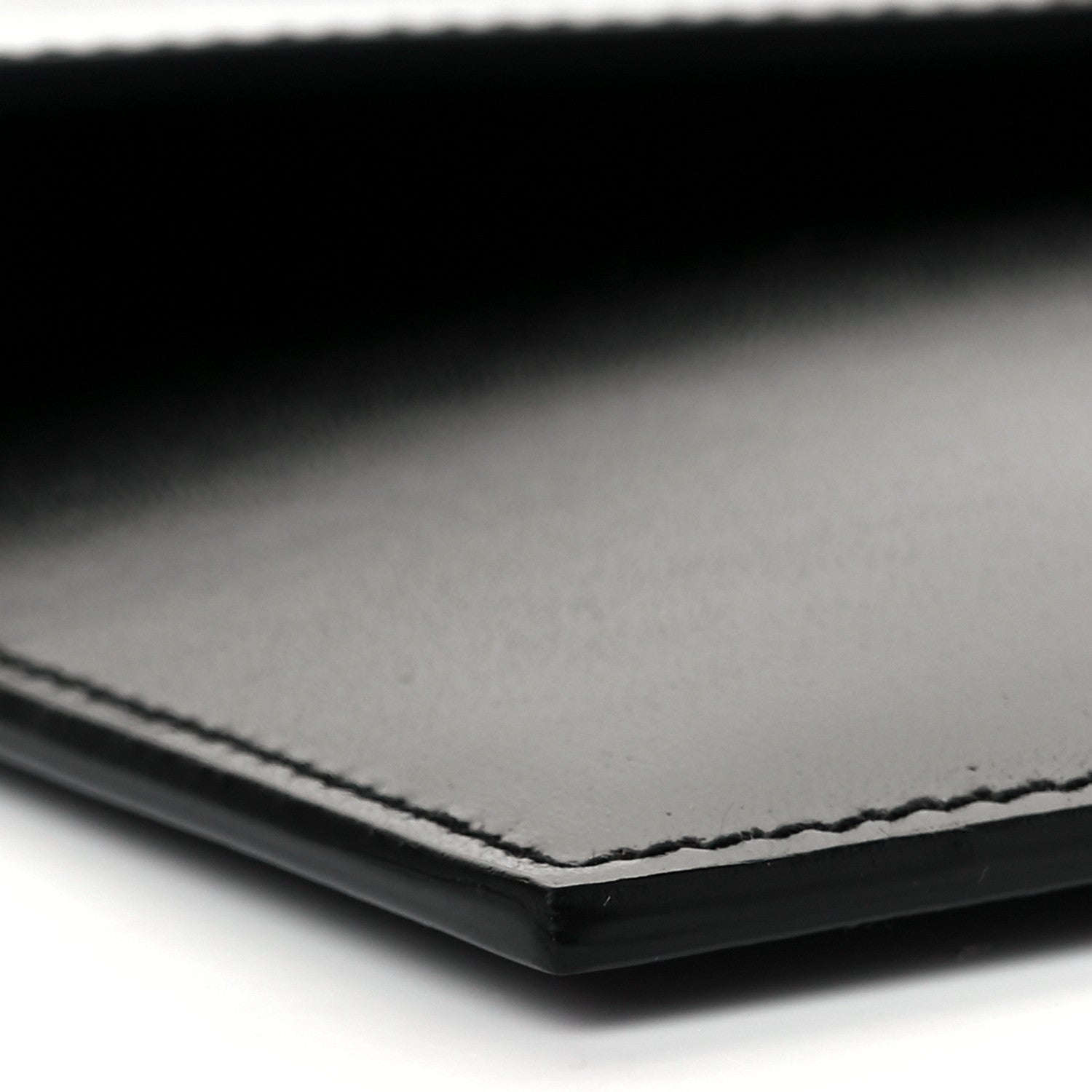 Saint Laurent Smooth Shiny Calfskin Monogram Uptown Baby Pouch Black 7 of 10