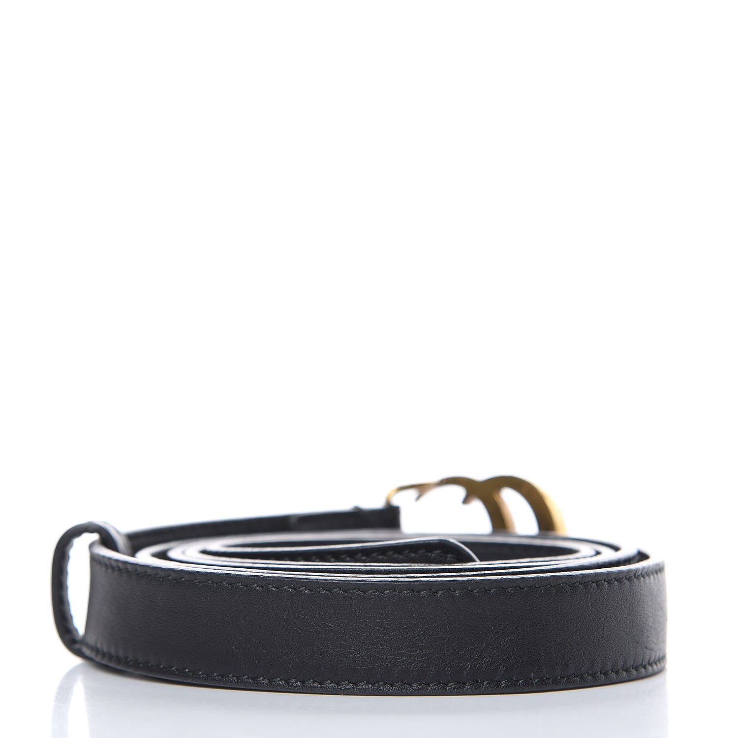 Gucci Calfskin Double G 20mm Belt 105 42 Black 3 of 6