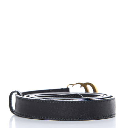 Gucci Calfskin Double G 20mm Belt 105 42 Black 3 of 6