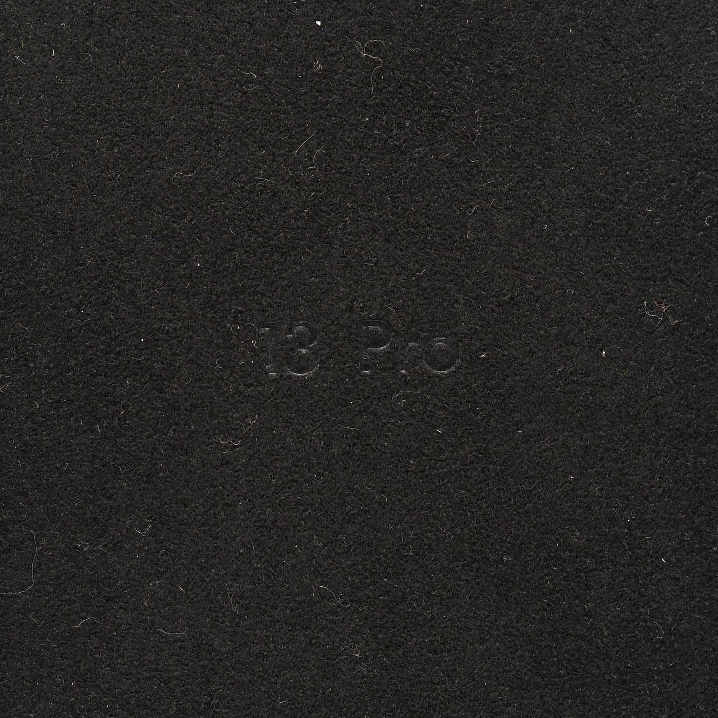 Lambskin Embossed Monogram Coussin iPhone 13 Pro Bumper Black