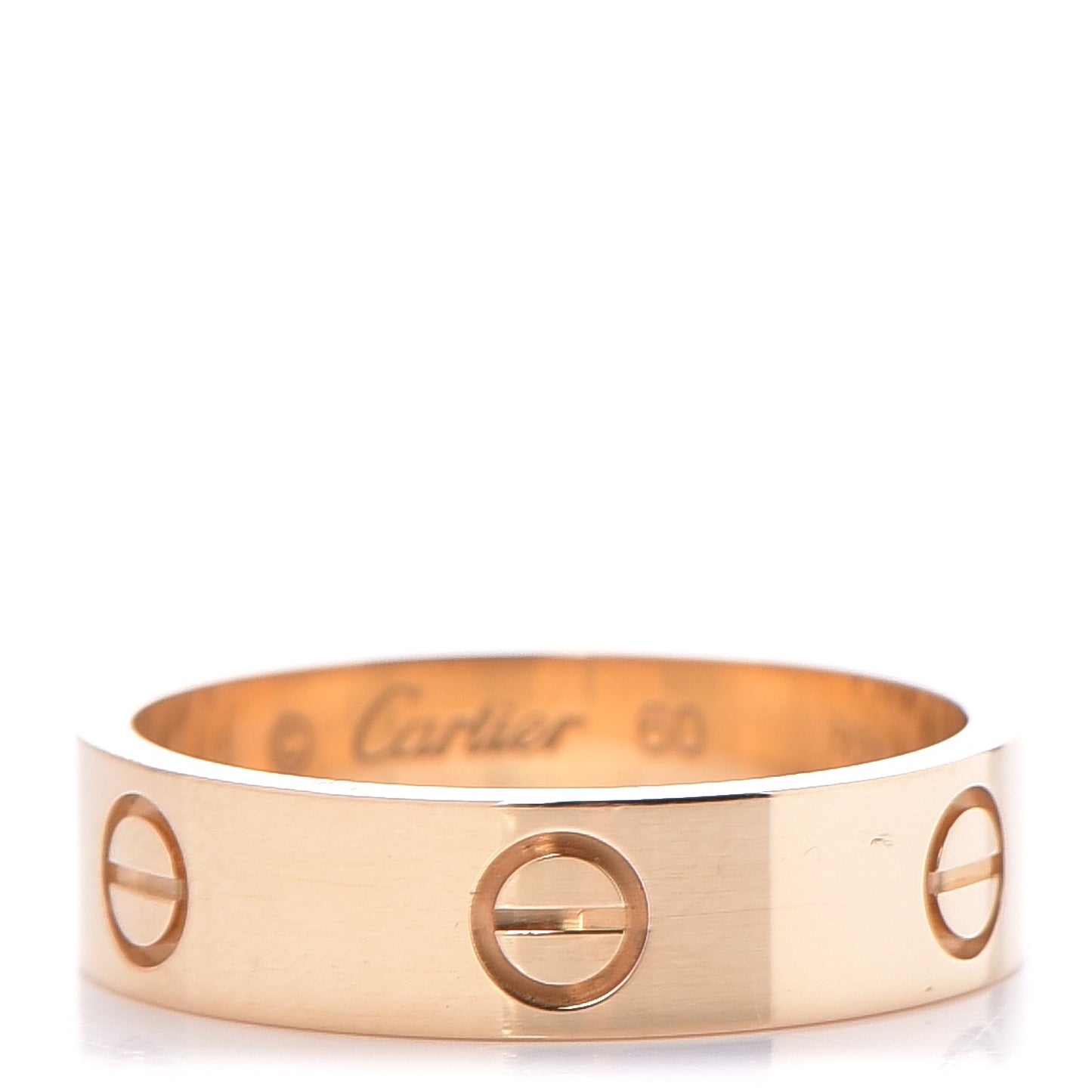 18K Yellow Gold 5.5mm LOVE Ring 60 9.25