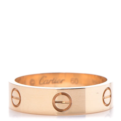 Cartier 18K Yellow Gold 5.5mm LOVE Ring 60 9.25 1 of 5