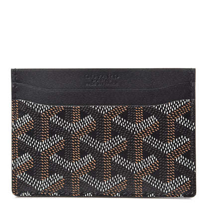 Goyard Goyardine Saint Sulpice Card Holder Black 1 of 7