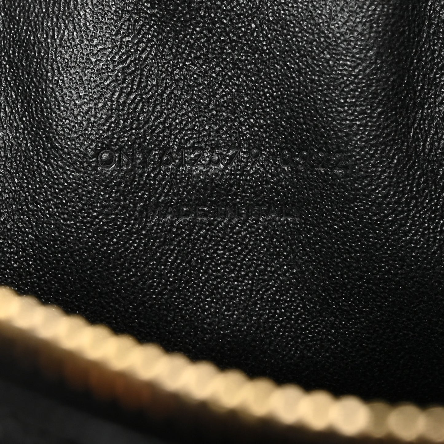 Grain De Poudre Matelasse Monogram Mini Lou Camera Bag Black