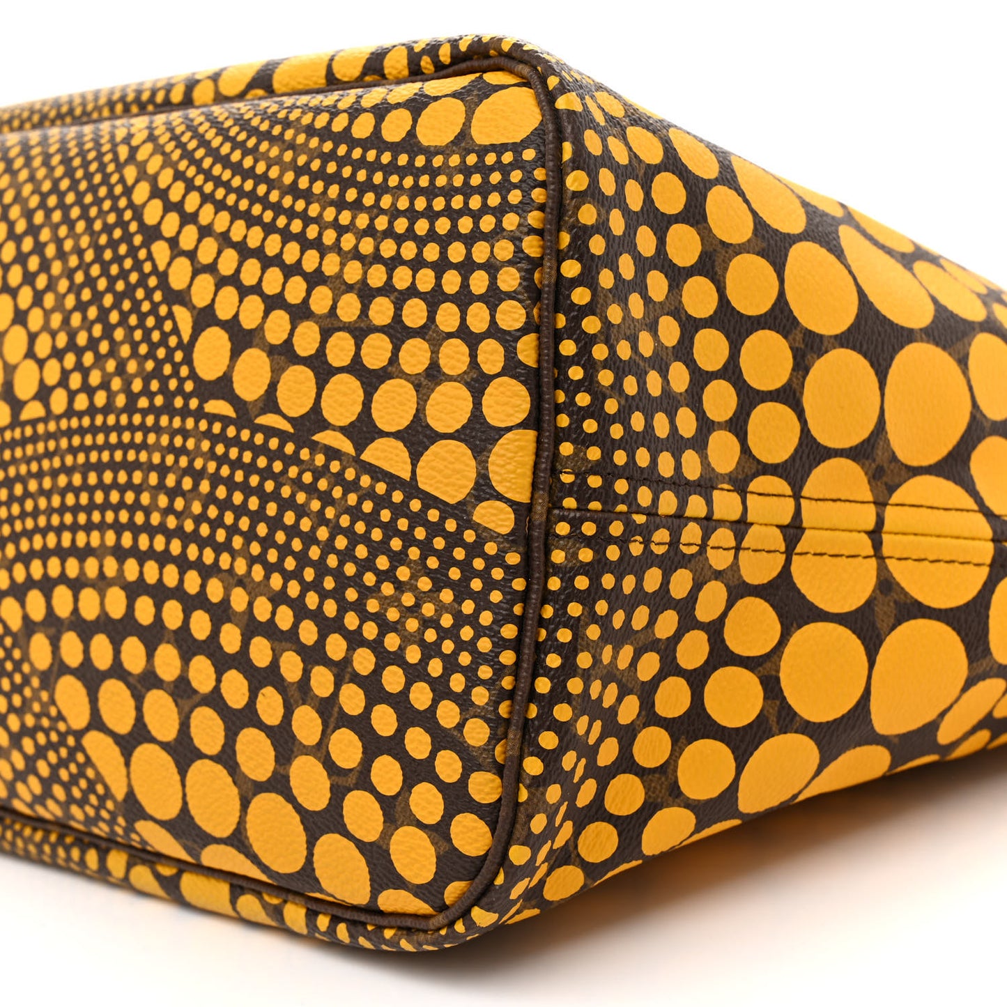 Monogram Kusama Waves Neverfull MM Yellow