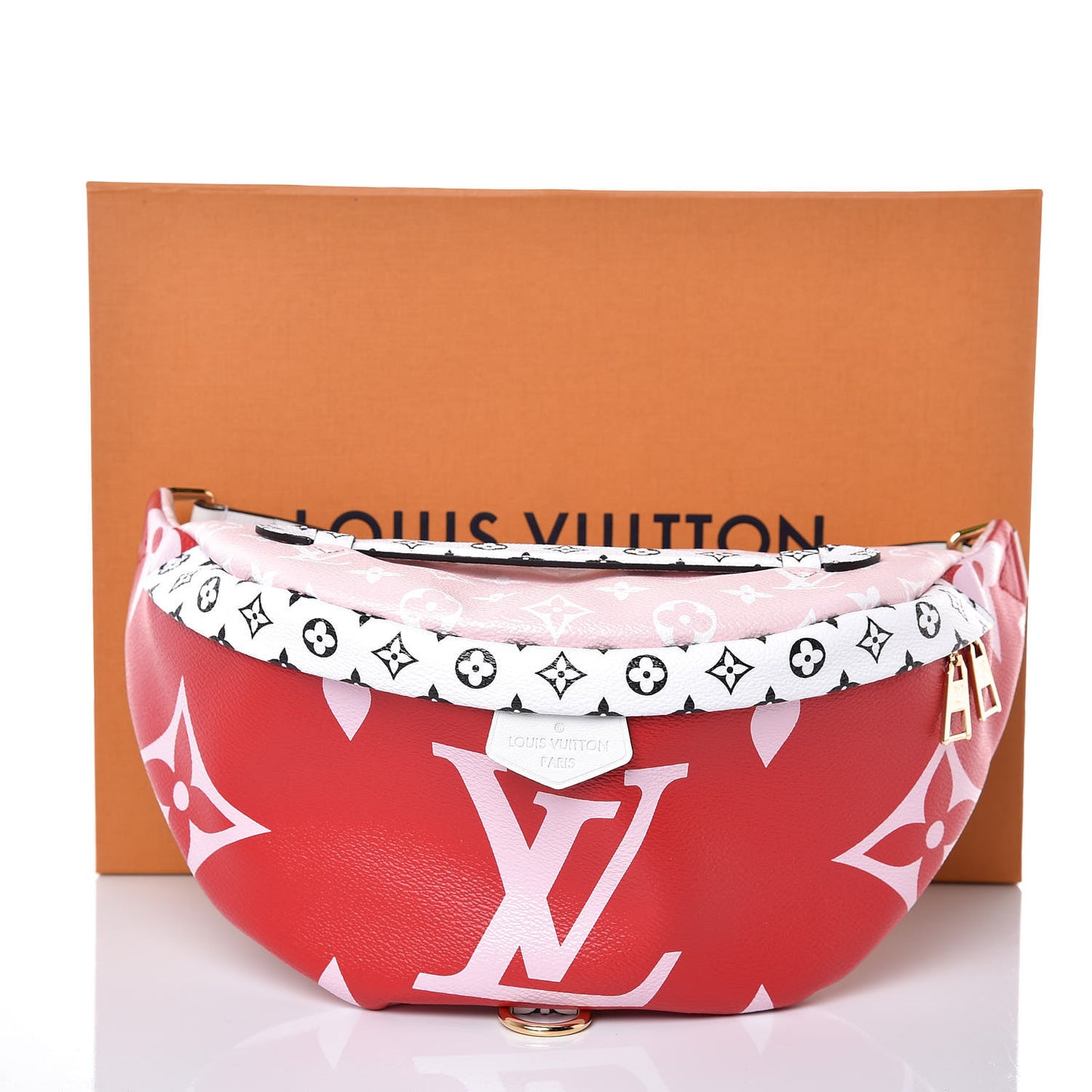 Monogram Giant Bumbag Rouge