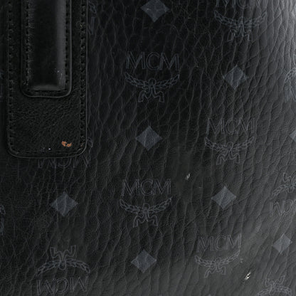 MCM Visetos Medium Liz Reversible Shopper Tote Black 25 of 30
