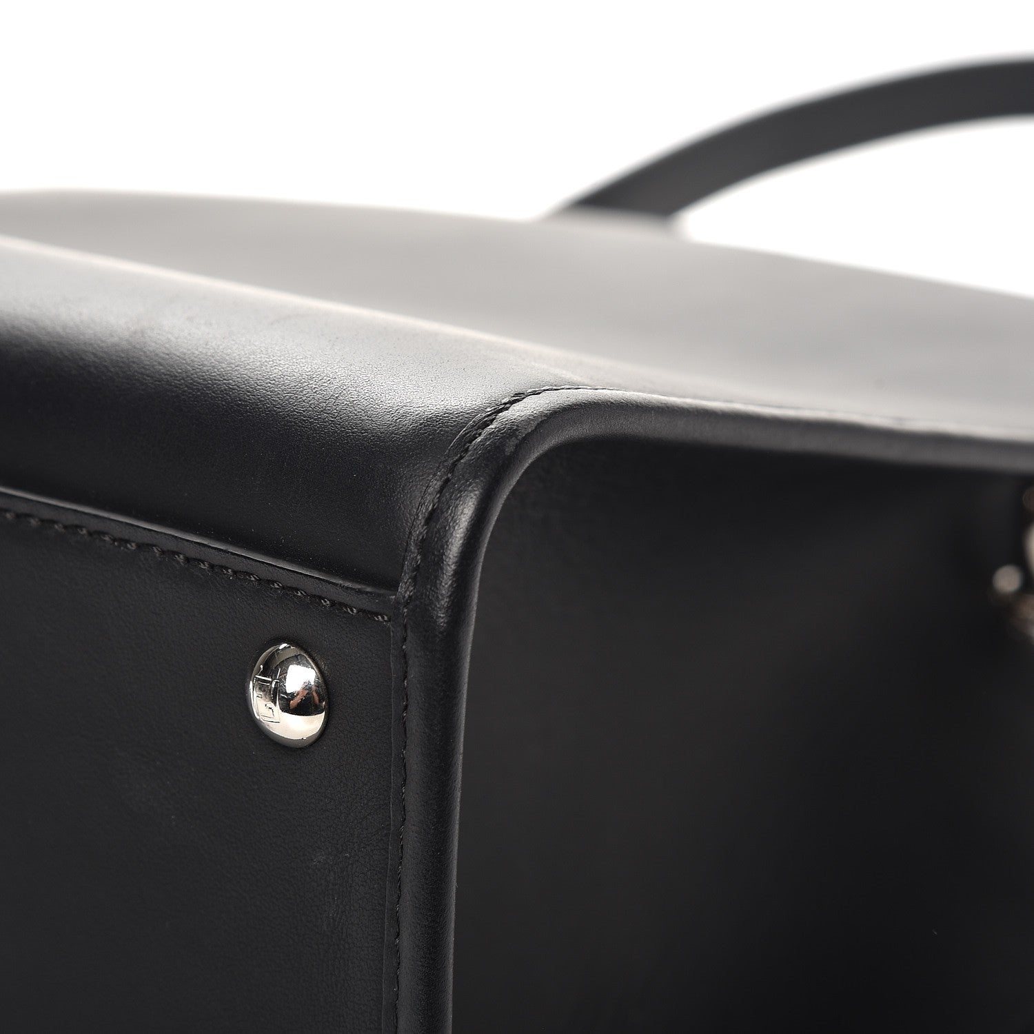 Fendi Vitello Century Opaco F is Fendi Regular Runaway Satchel Black 12 of 13