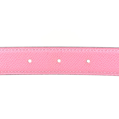 Hermes Swift Epsom 24mm Mini Constance H Belt 90 Rouge Tomate Rose Confetti 3 of 6