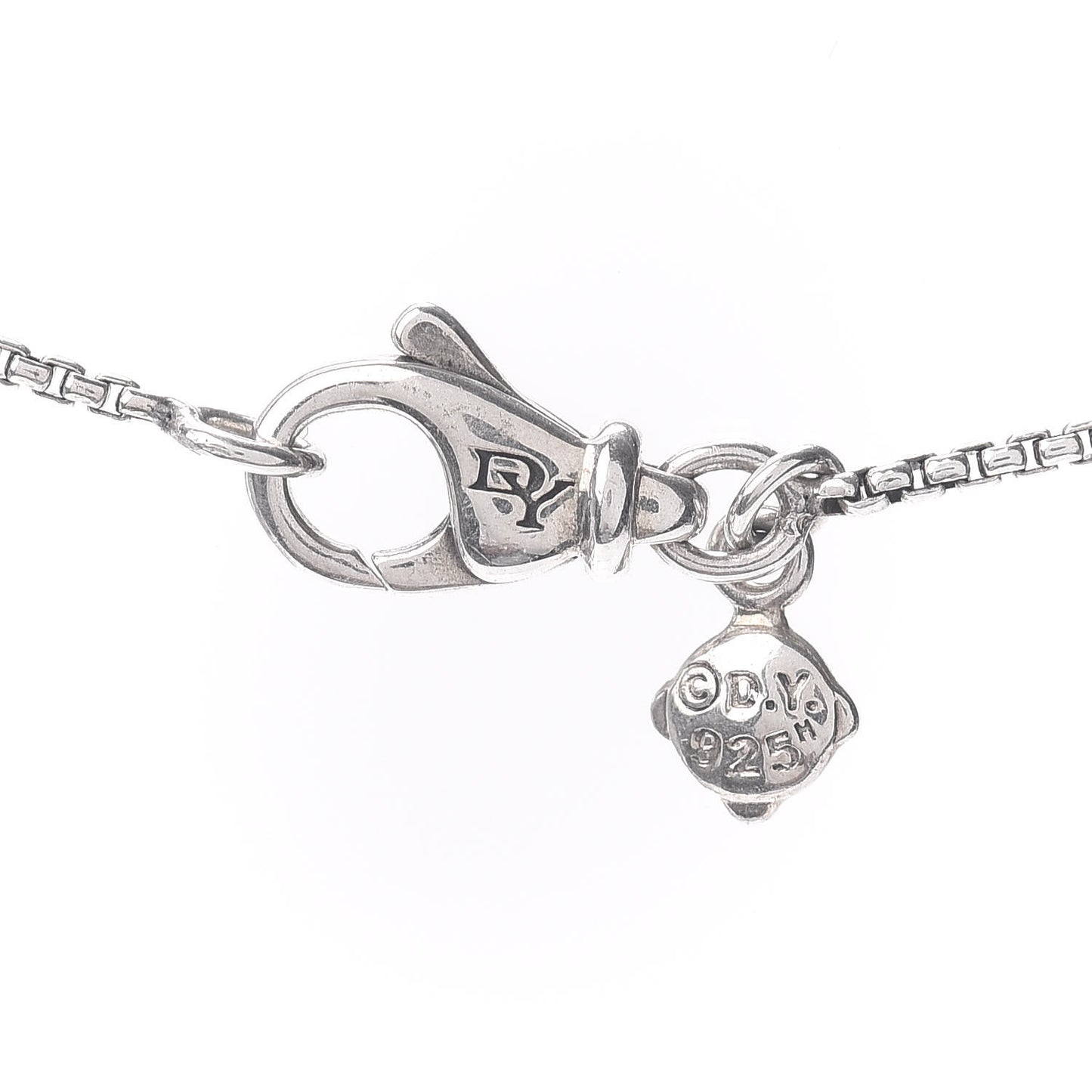 Sterling Silver Diamond Open Heart Cable Necklace