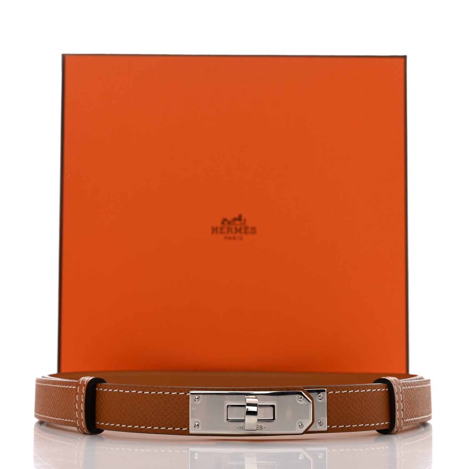 Hermes Epsom Kelly Belt Gold 4 of 4