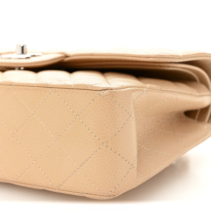 Chanel Caviar Quilted Small Double Flap Beige 10 of 12