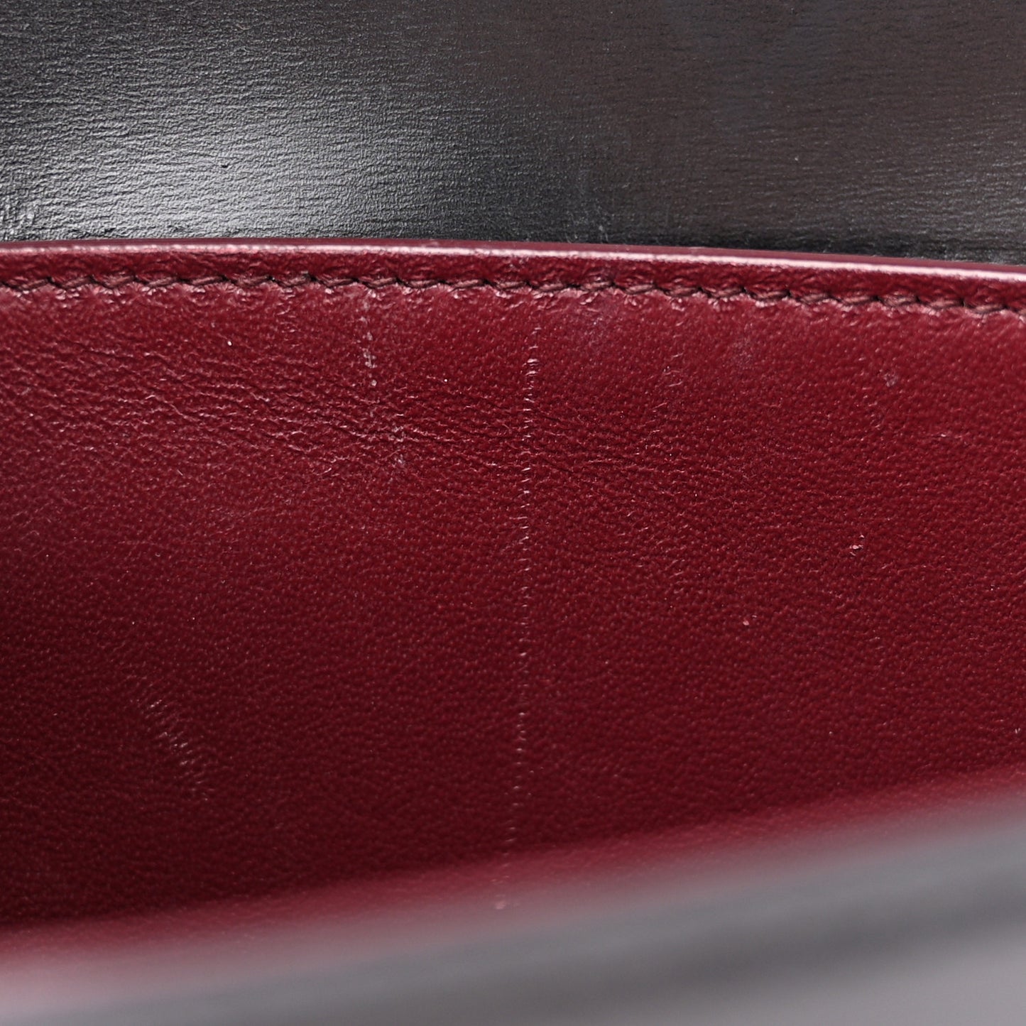 Smooth Calfskin Medium Classic Monogram Cassandra Top Handle Black Rouge Legion