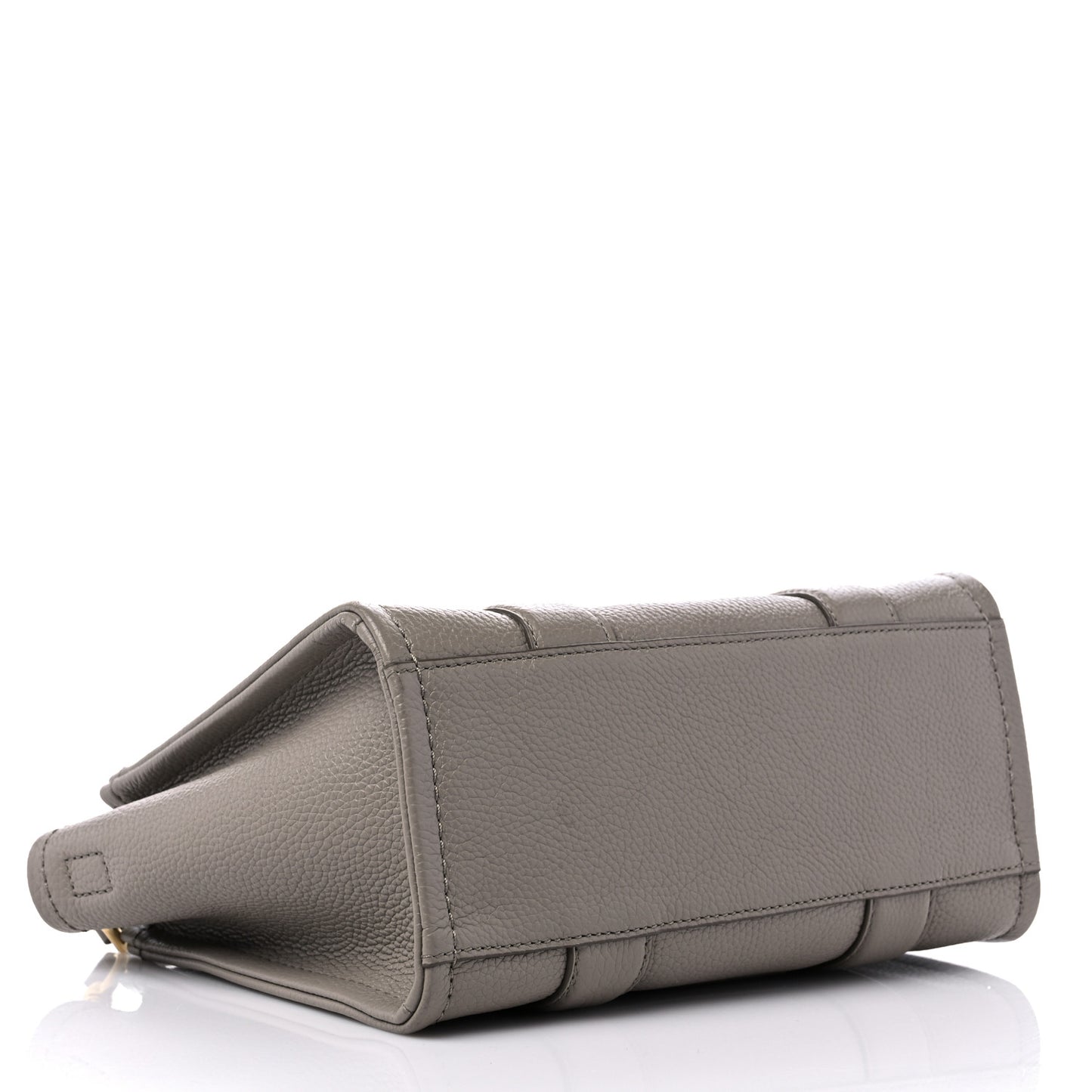 Grained Calfskin Small The Tote Bag Cement
