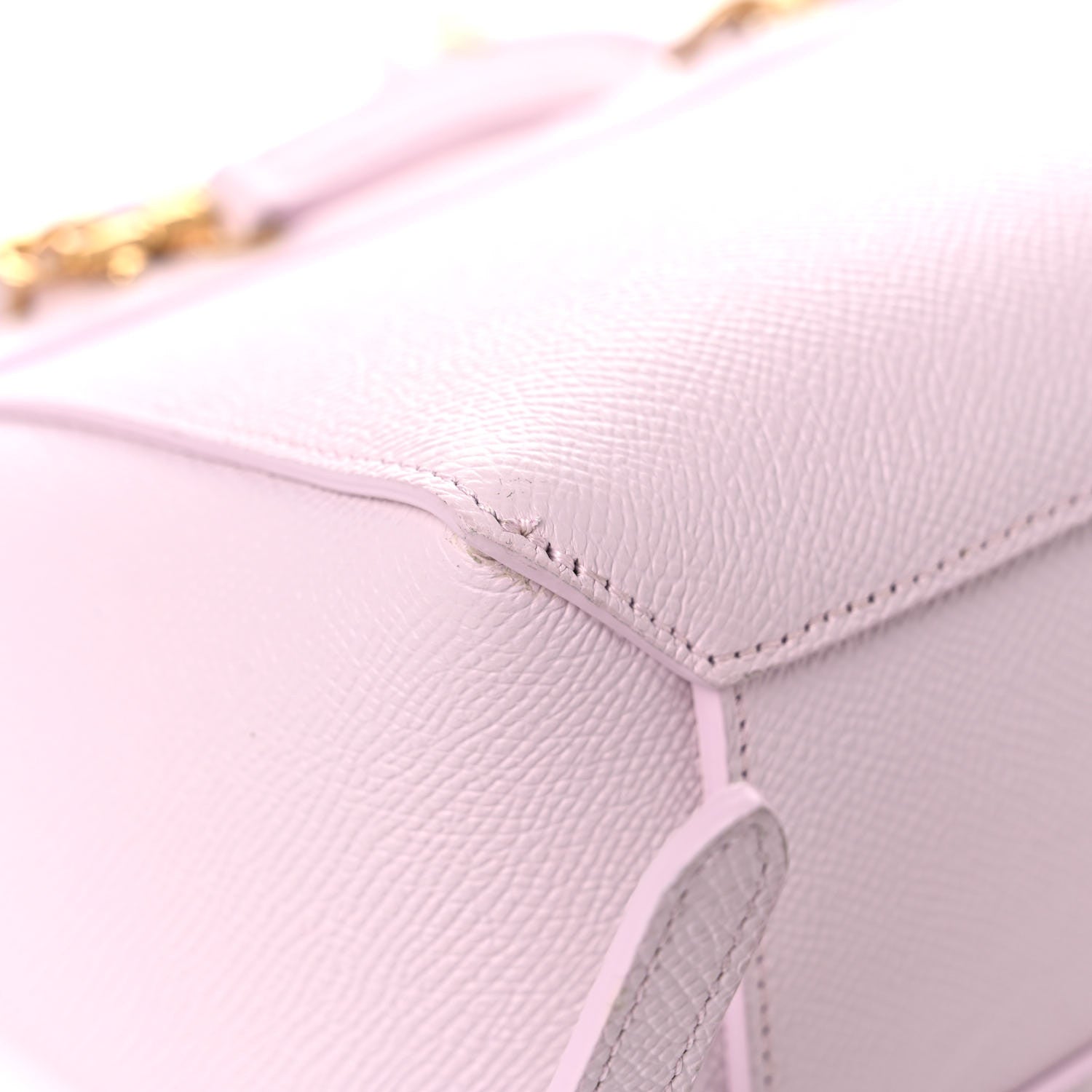 Celine Grained Calfskin Nano Belt Bag Peony 9 of 15