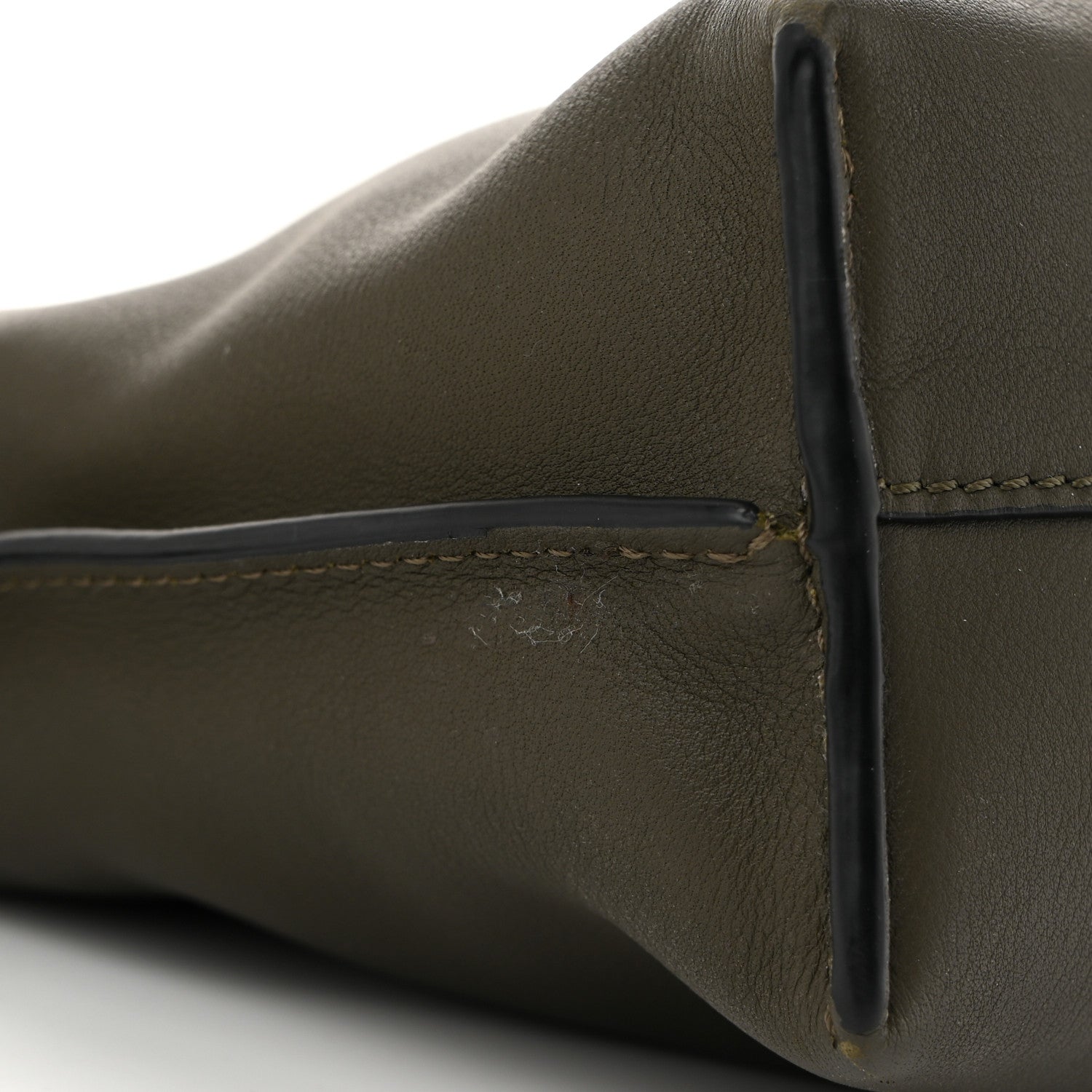 Loewe Calfskin Mini Flamenco Knot Clutch Vintage Khaki 11 of 11