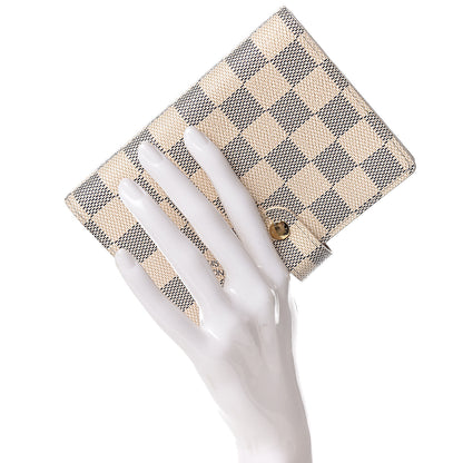 Louis Vuitton Damier Azur Small Ring Agenda Cover 2 of 7