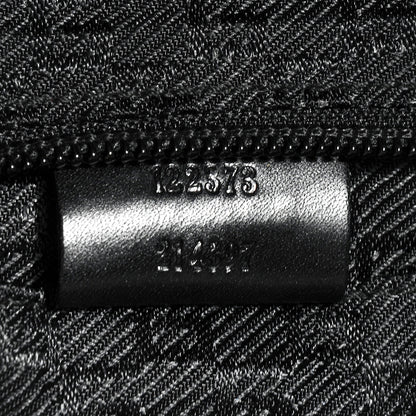 Gucci Nylon Medium Double Buckle Flap Messenger Bag Black 7 of 8
