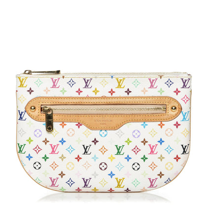 Louis Vuitton Monogram Multicolor Pochette Plate GM White 1 of 6