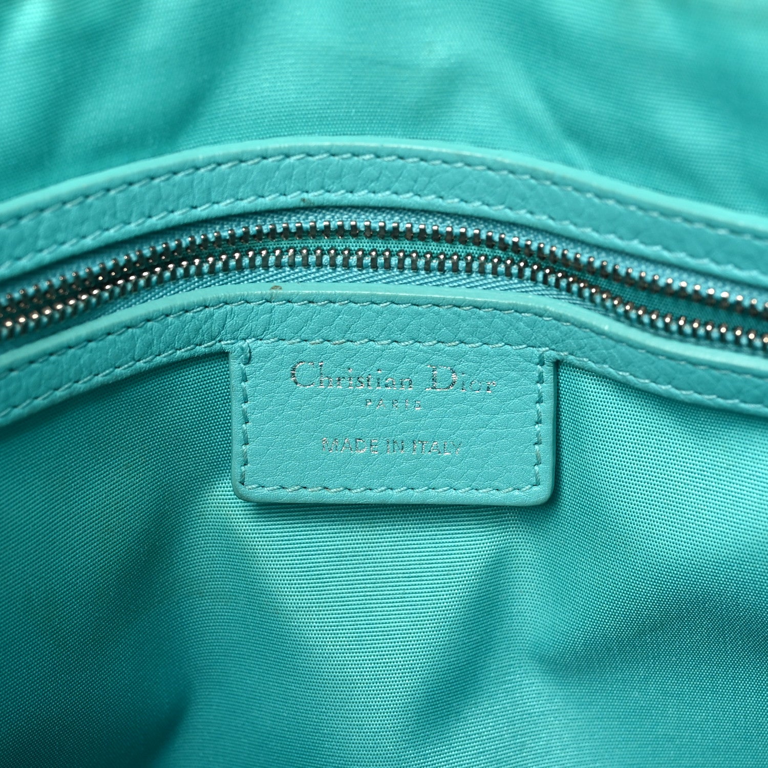 Christian Dior Bullcalf Granville Light Blue 6 of 11