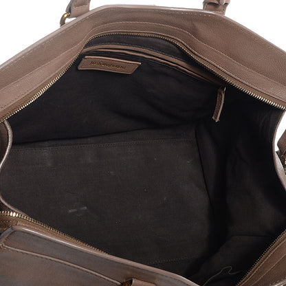 Saint Laurent Sheepskin Medium Cabas ChYc Taupe 5 of 8