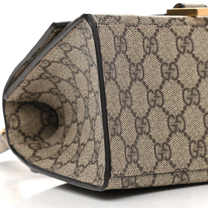 Balenciaga X GUCCI GG Supreme Monogram Small Hourglass Top Handle Bag Beige Ebony 7 of 10
