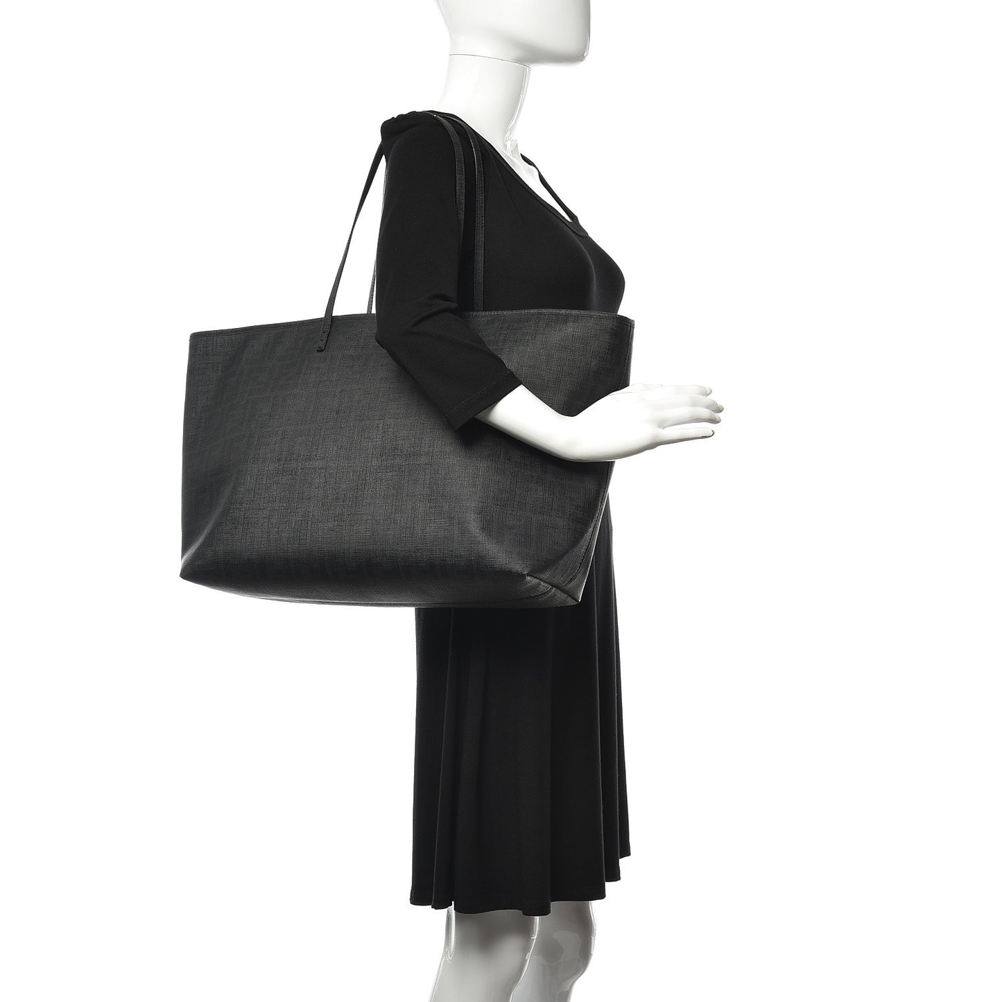 Zucca Spalmati Large Roll Tote Black