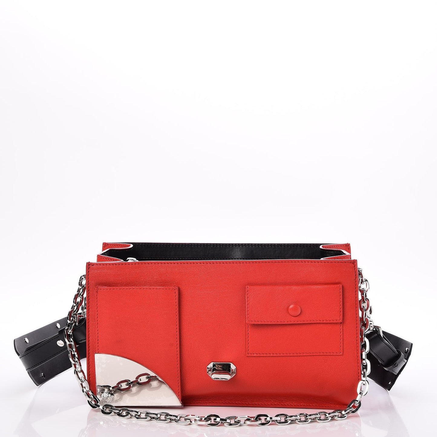 Goatskin Stardvst Shoulder Bag Red