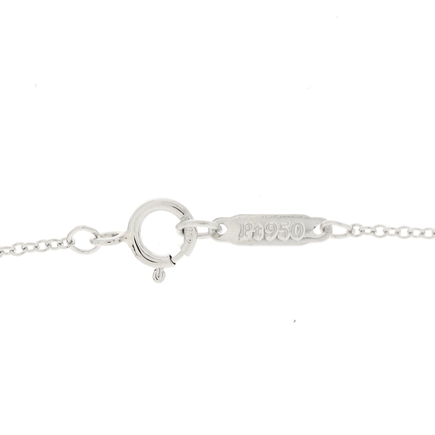 Tiffany Platinum Diamond Large Cross Pendant Necklace 5 of 6