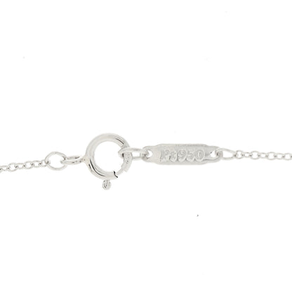 Tiffany Platinum Diamond Large Cross Pendant Necklace 5 of 6
