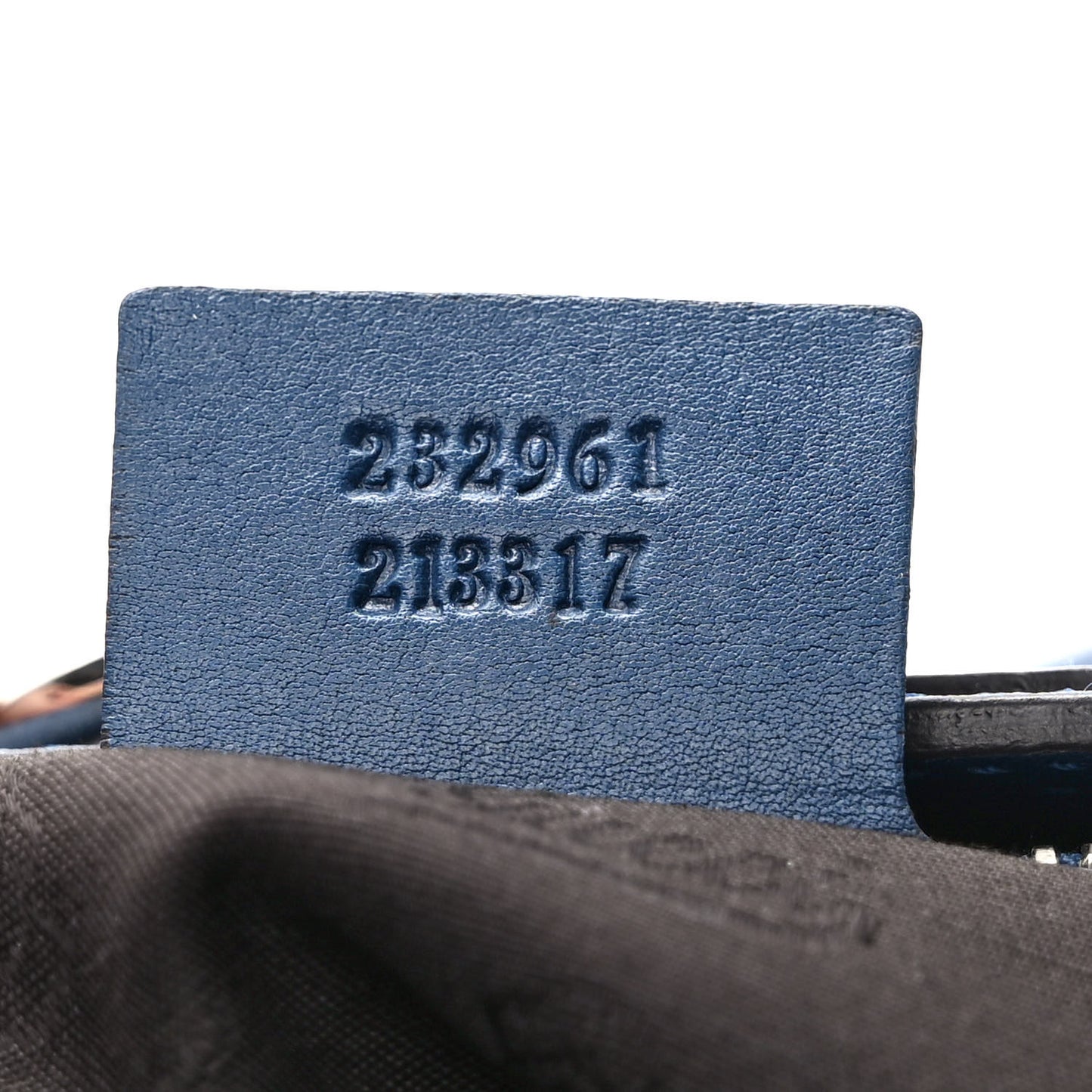 Guccissima Medium Icon Bit Hobo Blue