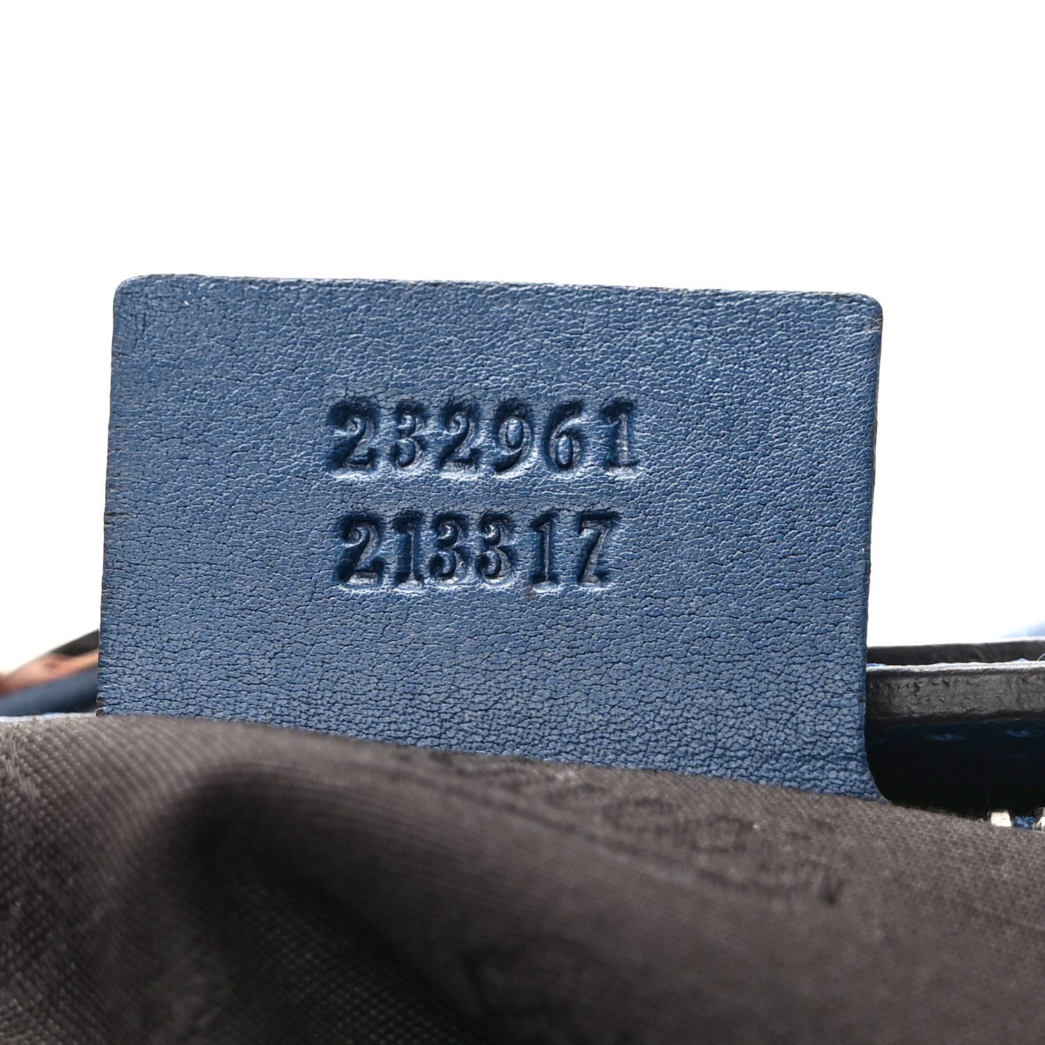 Gucci Guccissima Medium Icon Bit Hobo Blue 7 of 9