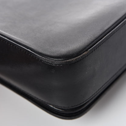 Saint Laurent Smooth Calfskin Medium Classic Monogram Universite Bag Black 10 of 16