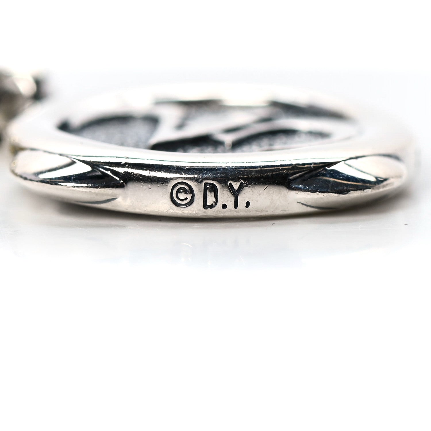 David Yurman Sterling Silver 18K Yellow Gold Diamond Blue Topaz Turquoise 25th Anniversary Charm Bracelet 5 of 8