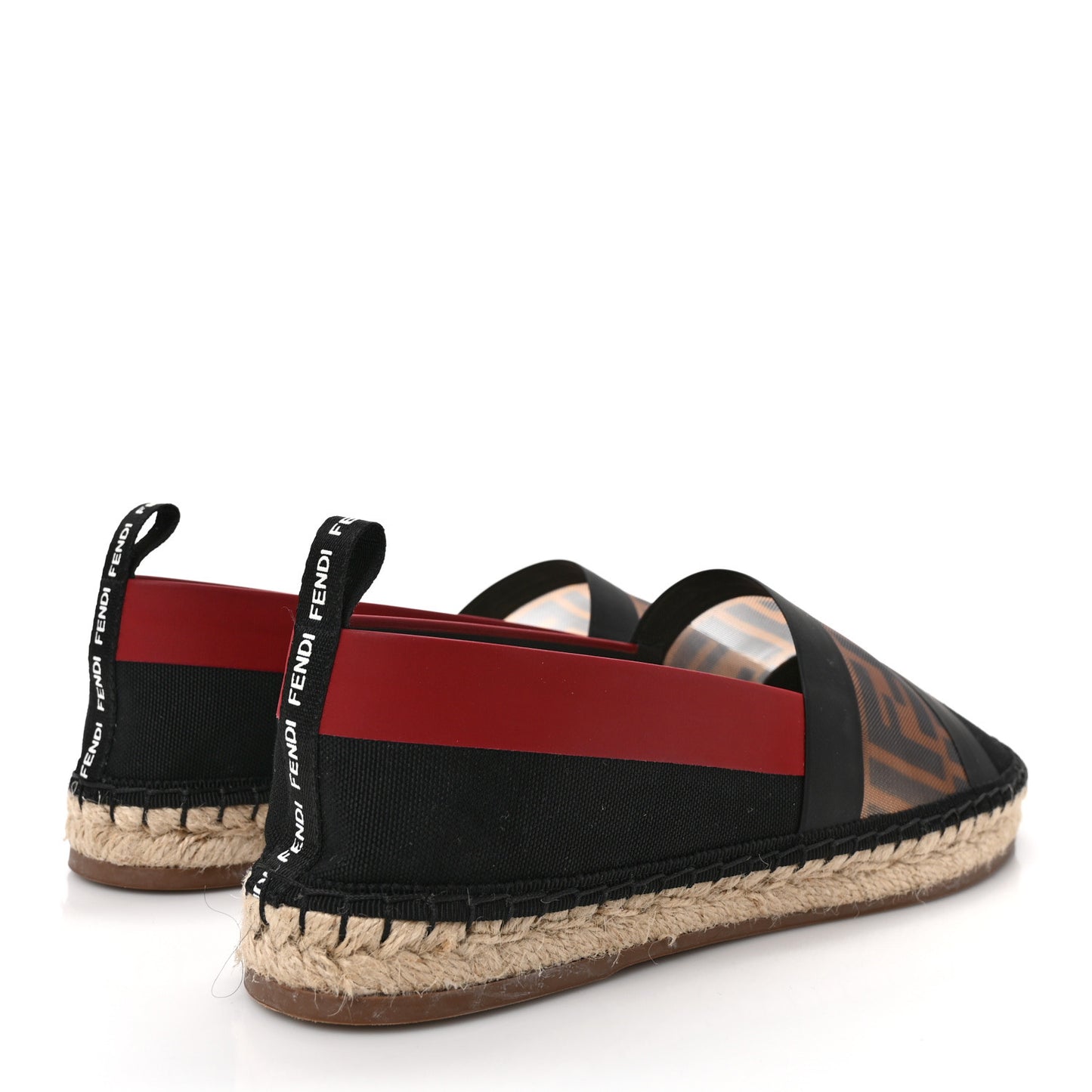 Canvas Mesh FF Colibri Espadrilles 39.5 Black Tobacco Moro