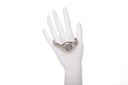 Rolex Stainless Steel 18K Yellow Gold 26mm Oyster Perpetual Datejust Watch Blue 69173 2 of 7