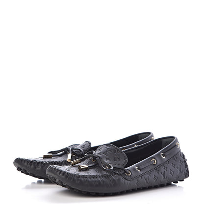 Louis Vuitton Empreinte Gloria Loafers 37.5 Black 3 of 10