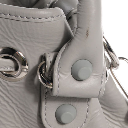 Balenciaga Matte Goatskin Rubber Covered Classic Hardware Mini Pompon Gris Glace 8 of 13