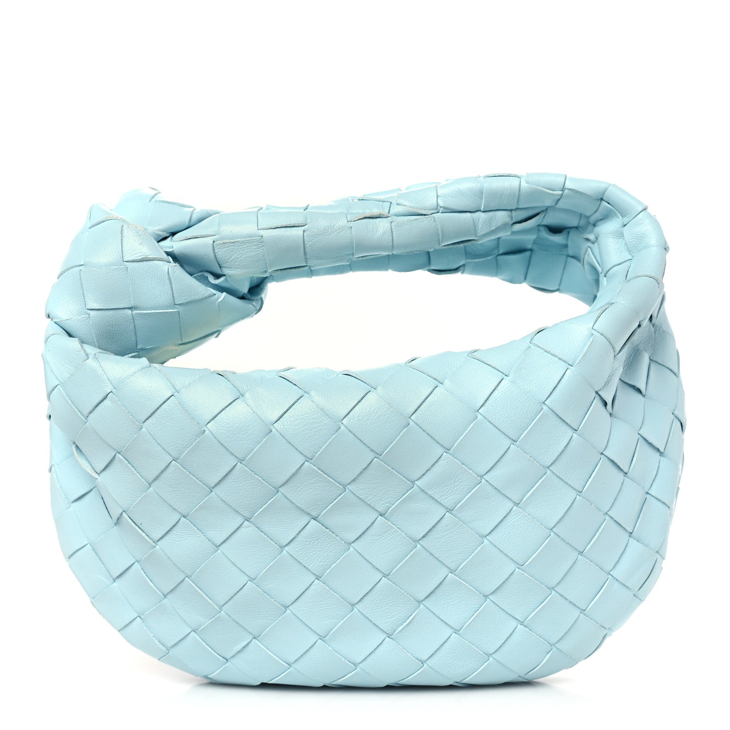 Bottega Veneta Nappa Intrecciato Mini Jodie Teal Washed 1 of 10