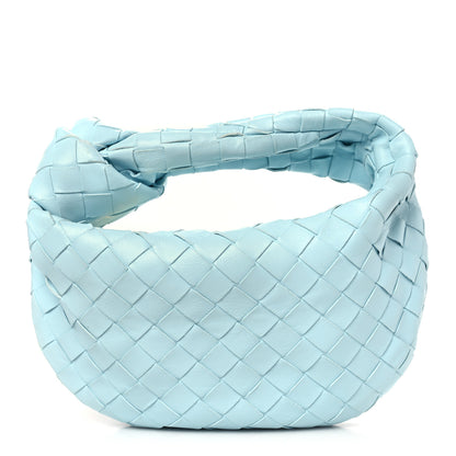 Bottega Veneta Nappa Intrecciato Mini Jodie Teal Washed 1 of 10