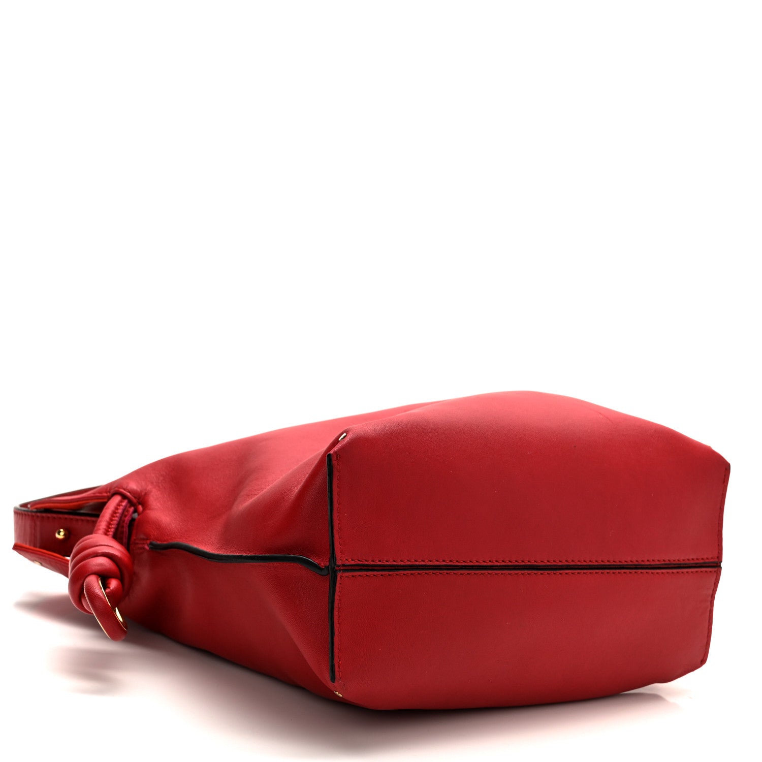 Loewe Calfskin Small Flamenco Knot Bag Red 4 of 9