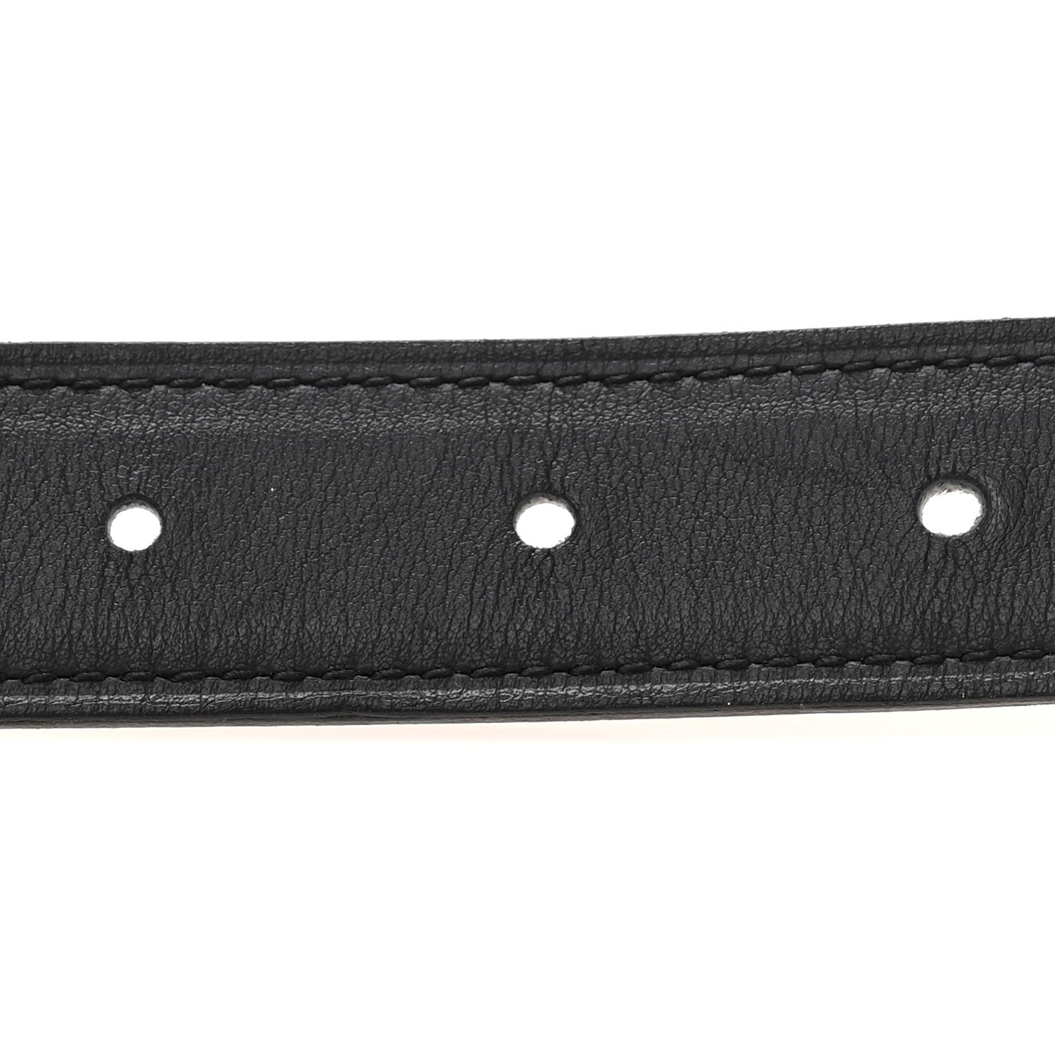 Hermes Swift Epsom 24mm Constance H Belt 65 Black Orange 3 of 7