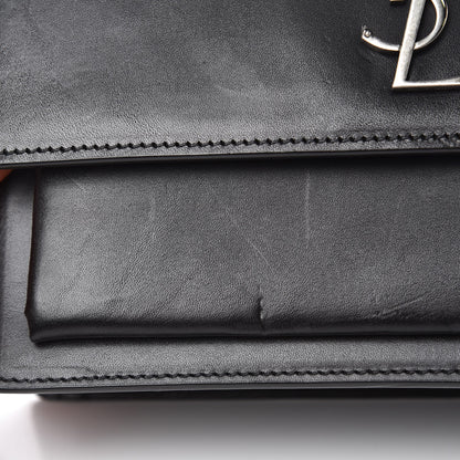 Saint Laurent Calfskin Medium Monogram Sunset Black 13 of 15