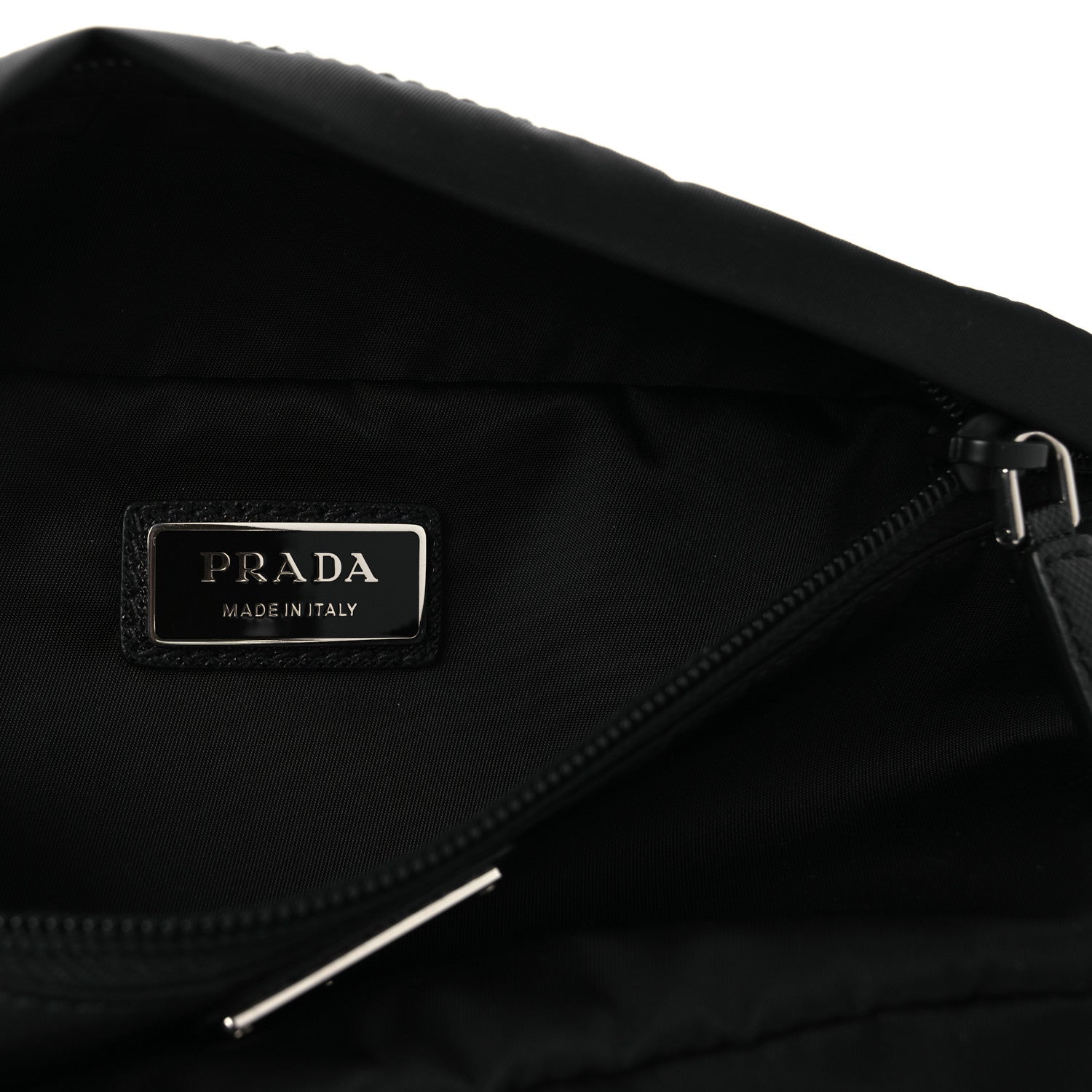 Prada Re-Nylon Saffiano Belt Bag Black 5 of 11