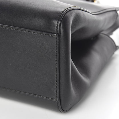 Gucci Nappa Bamboo Small Nymphaea Top Handle Bag Black 17 of 17
