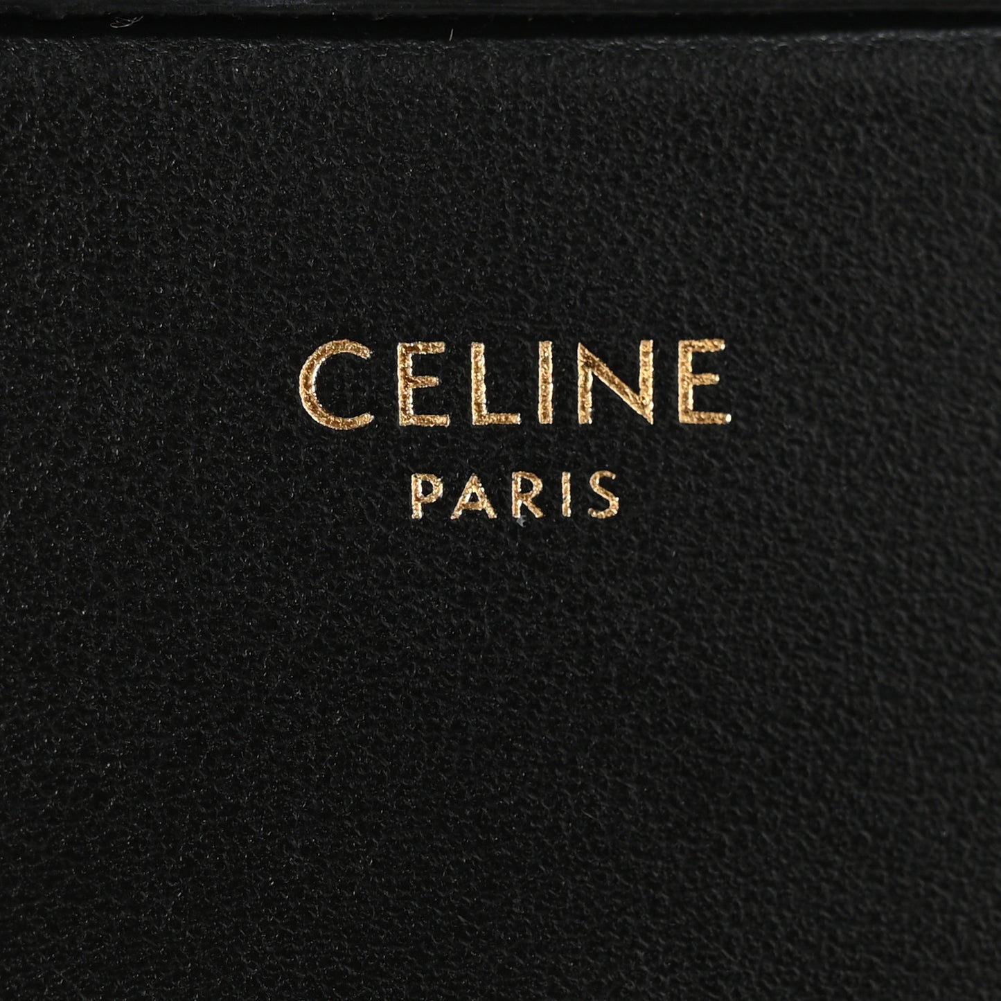 Shiny Calfskin Lana Triomphe Minaudiere Black