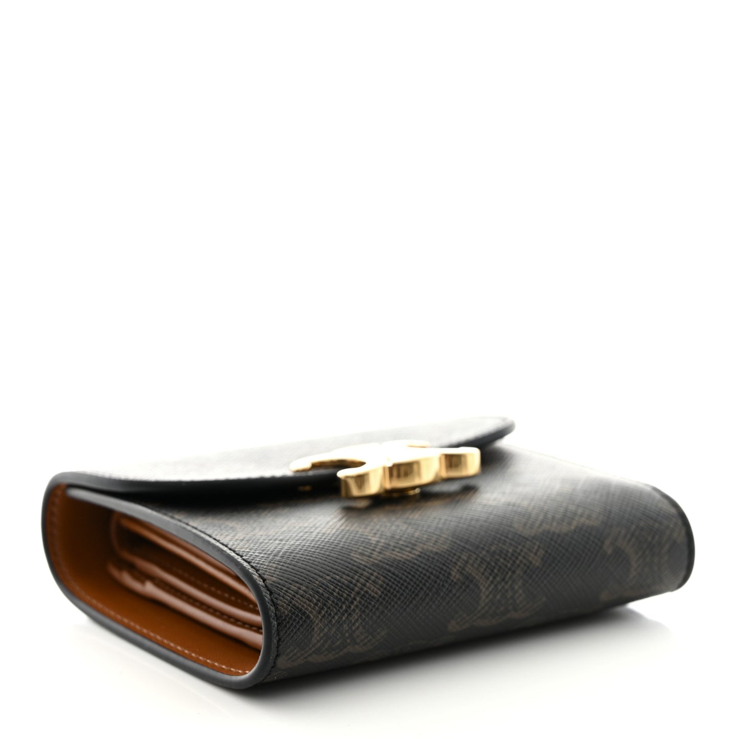 Triomphe Canvas Small Triomphe Wallet Tan